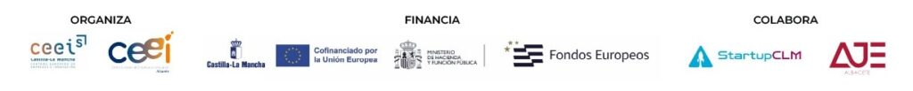 StartupCLM, colaborador del IV Foro Startups CLM 2025 2 faldon 1024x103 1